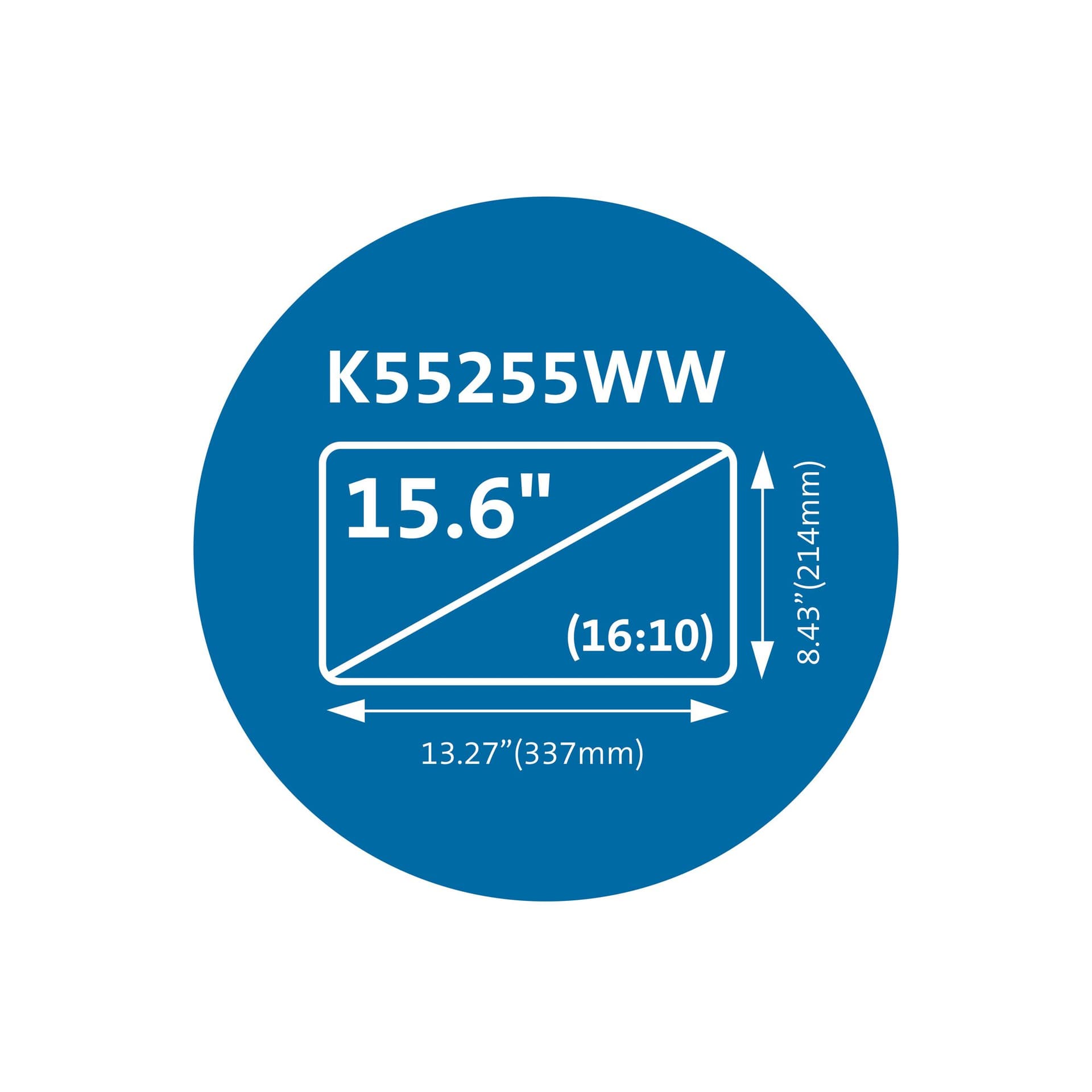 Filtru de confidentialitate Kensington MagPro, pentru laptop, 15.6",16:10,2 fete (lucios/mat), magnetic,limiteaza campul vizual la 30grade, reduce lumina cu pana la 22%, 346x1x200mm, 0.22Kg "K55255WW" — miniatură