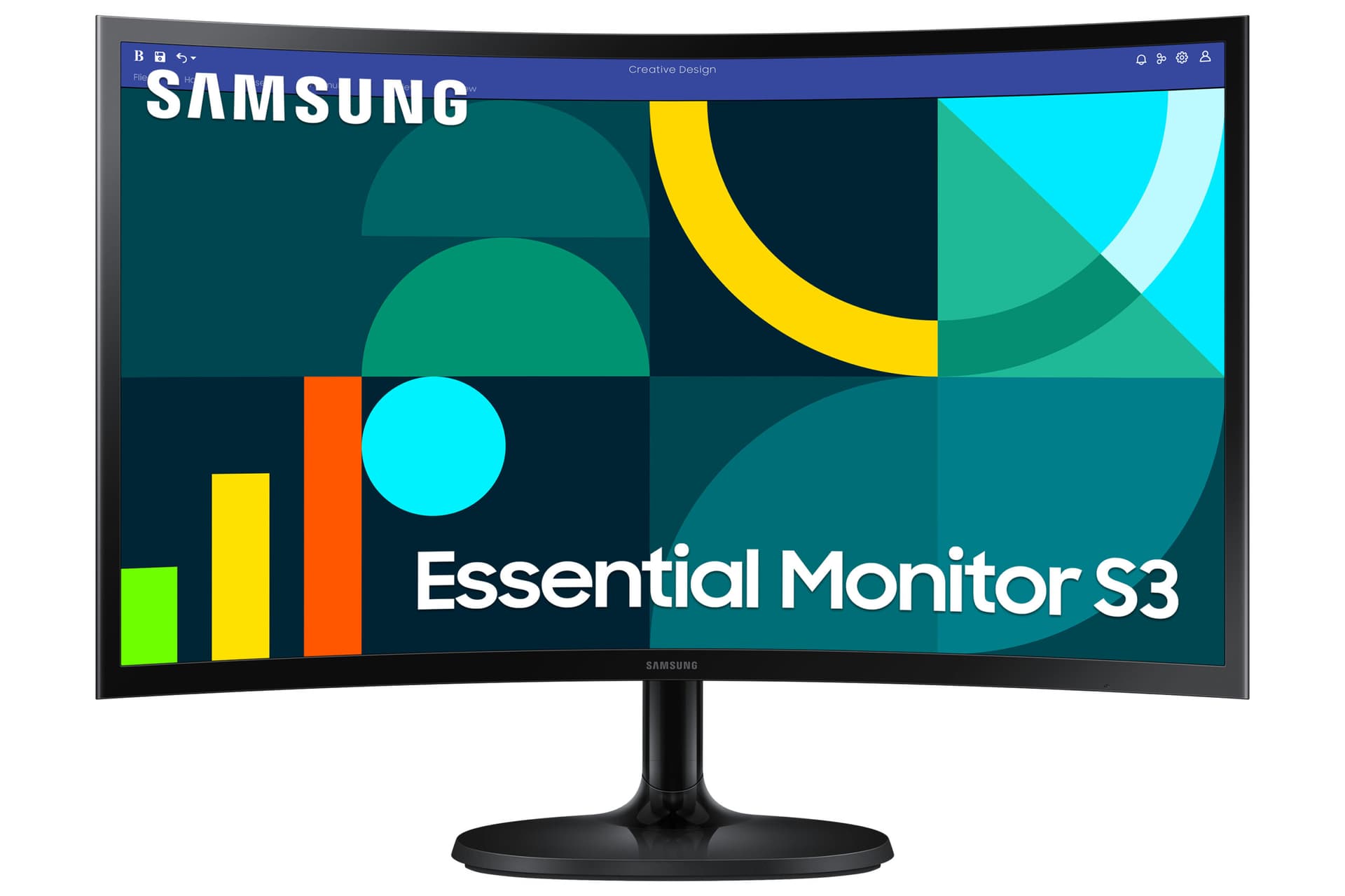 Monitor LED 24" 1920 x 1080 S24D364GAU 16:9 4 ms GTG 100Hz Essential S36GD Negru "LS24D364GAUXEN"