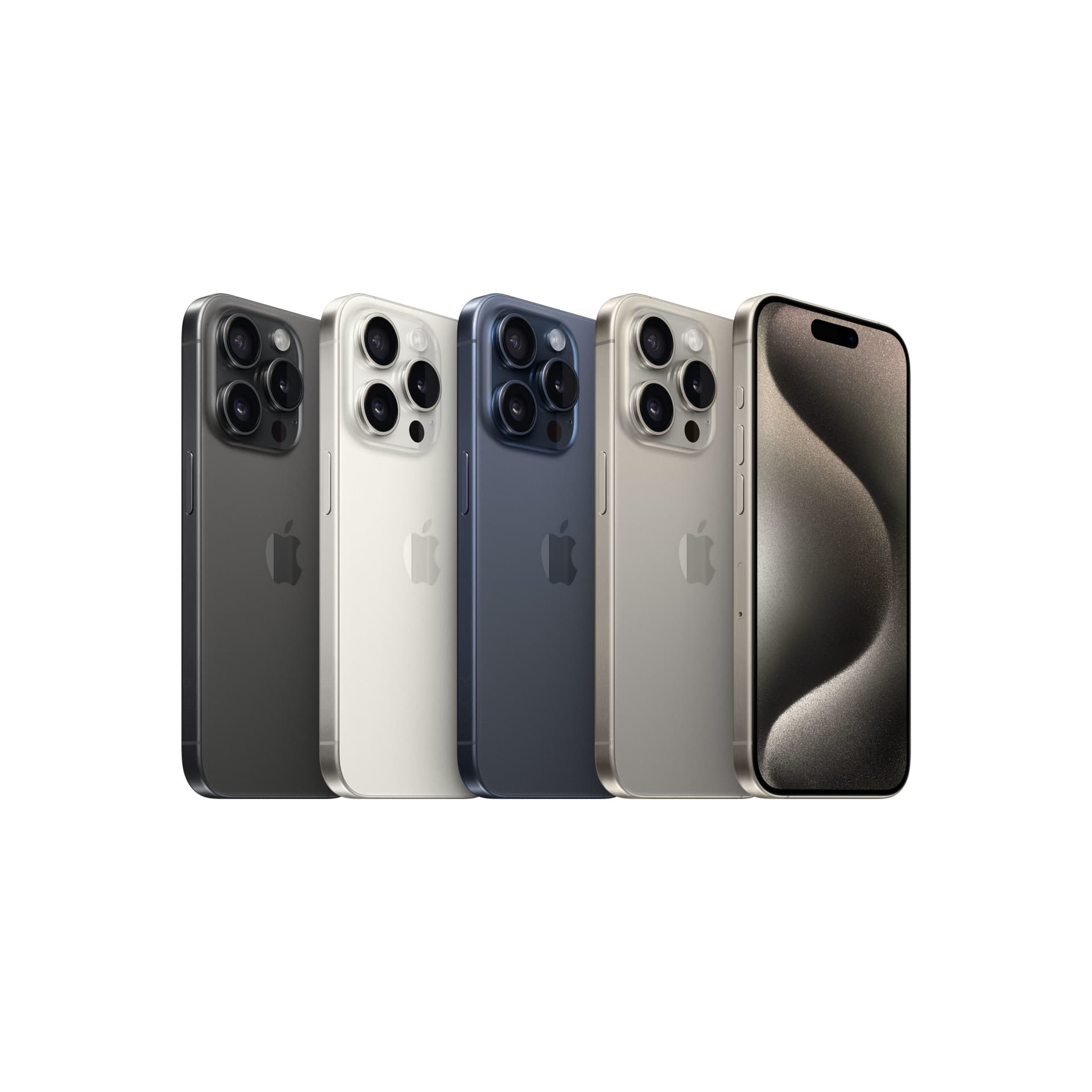 Smartphone iPhone 15 Pro 128GB 8GB RAM 5G Black Titanium "MTUV3" — miniatură