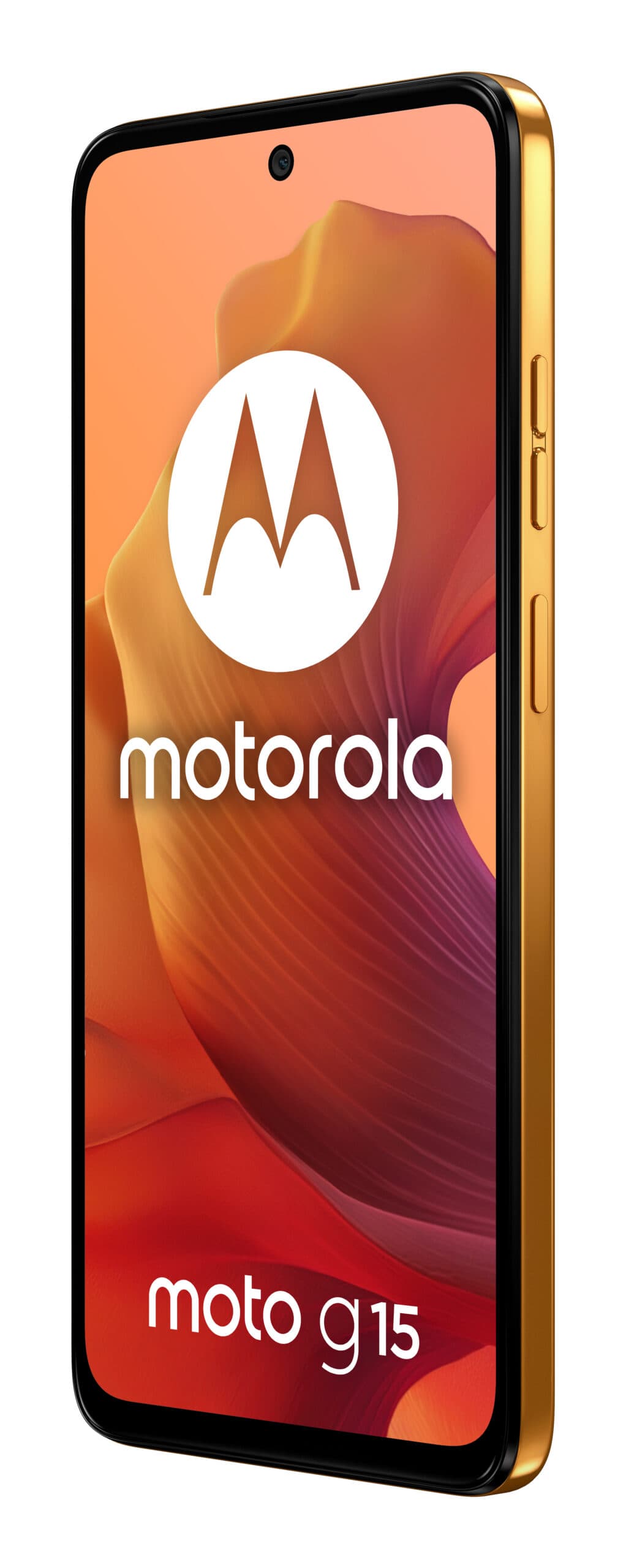 Smartphone Moto G15 128GB 8GB RAM Dual SIM Sunrise Orange "PB6E0015PL" — miniatură