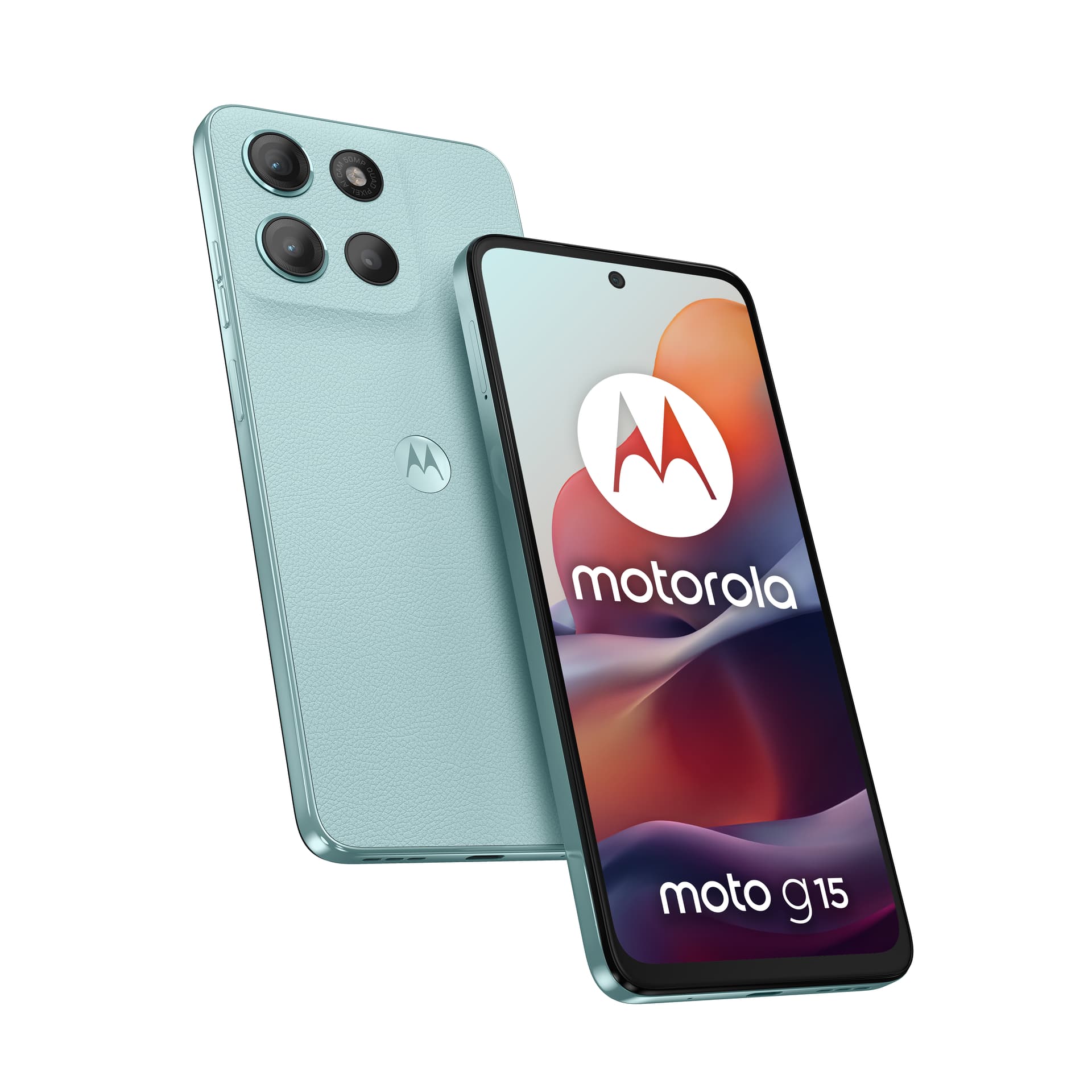 Smartphone Moto G15 128GB 8GB RAM Dual SIM Light Blue "PB6E0063PL"
