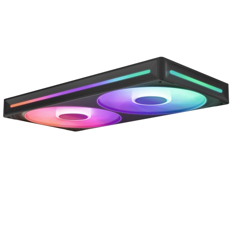 NZXT F280 RGB CORE, case fan (black) "RF-U28HF-B1" — miniatură