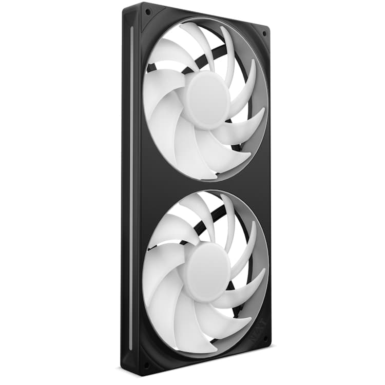 NZXT F280 RGB CORE, case fan (black) "RF-U28HF-B1" — miniatură