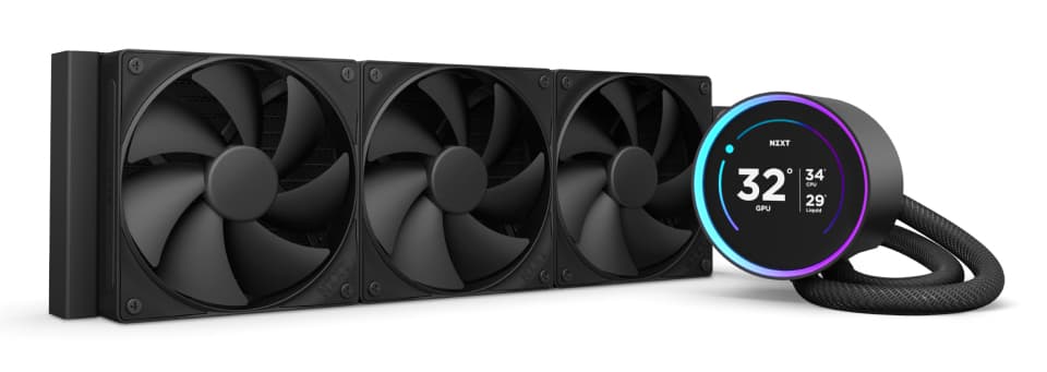 NZXT Kraken Elite 360 360 mm, water cooling (black) "RL-KN36E-B2"