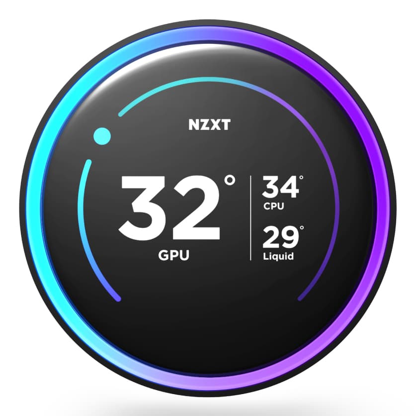 NZXT Kraken Elite 360 360 mm, water cooling (black) "RL-KN36E-B2" — miniatură