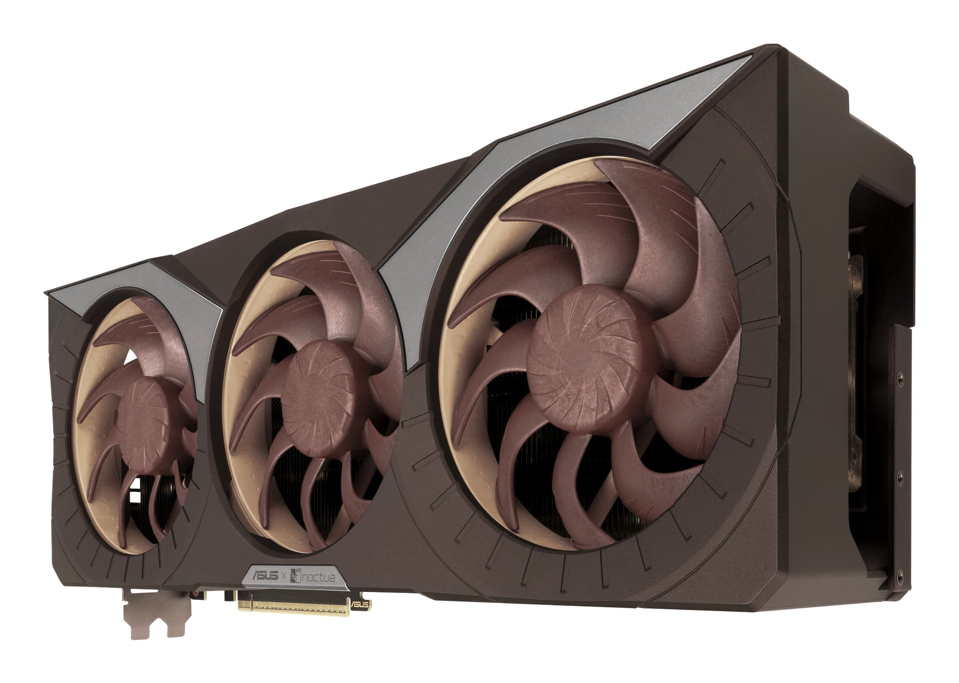 VGA PCIE16 RTX5080 16GB GDDR7/RTX5080-O16G-NOCTUA ASUS "RTX5080-O16G-NOCTUA" — miniatură