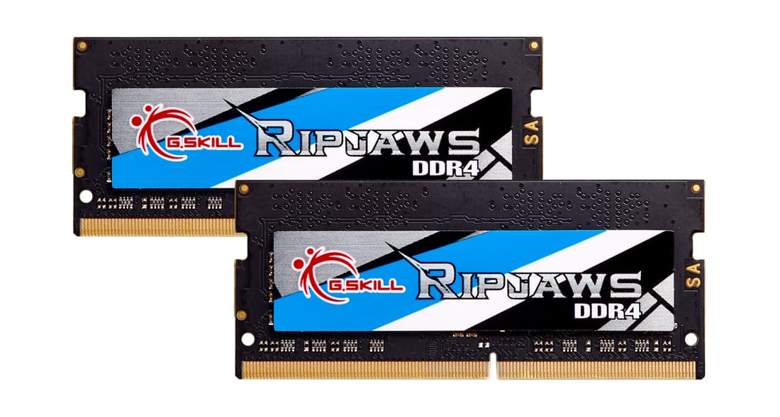 Memorie laptop G.Skill Ripjaws - DDR4 - kit - 32 GB: 2 x 16 GB - SO-DIMM 260-pin - 3200 MHz / PC4-25600 - unbuffered "SBGSK4G32000001"