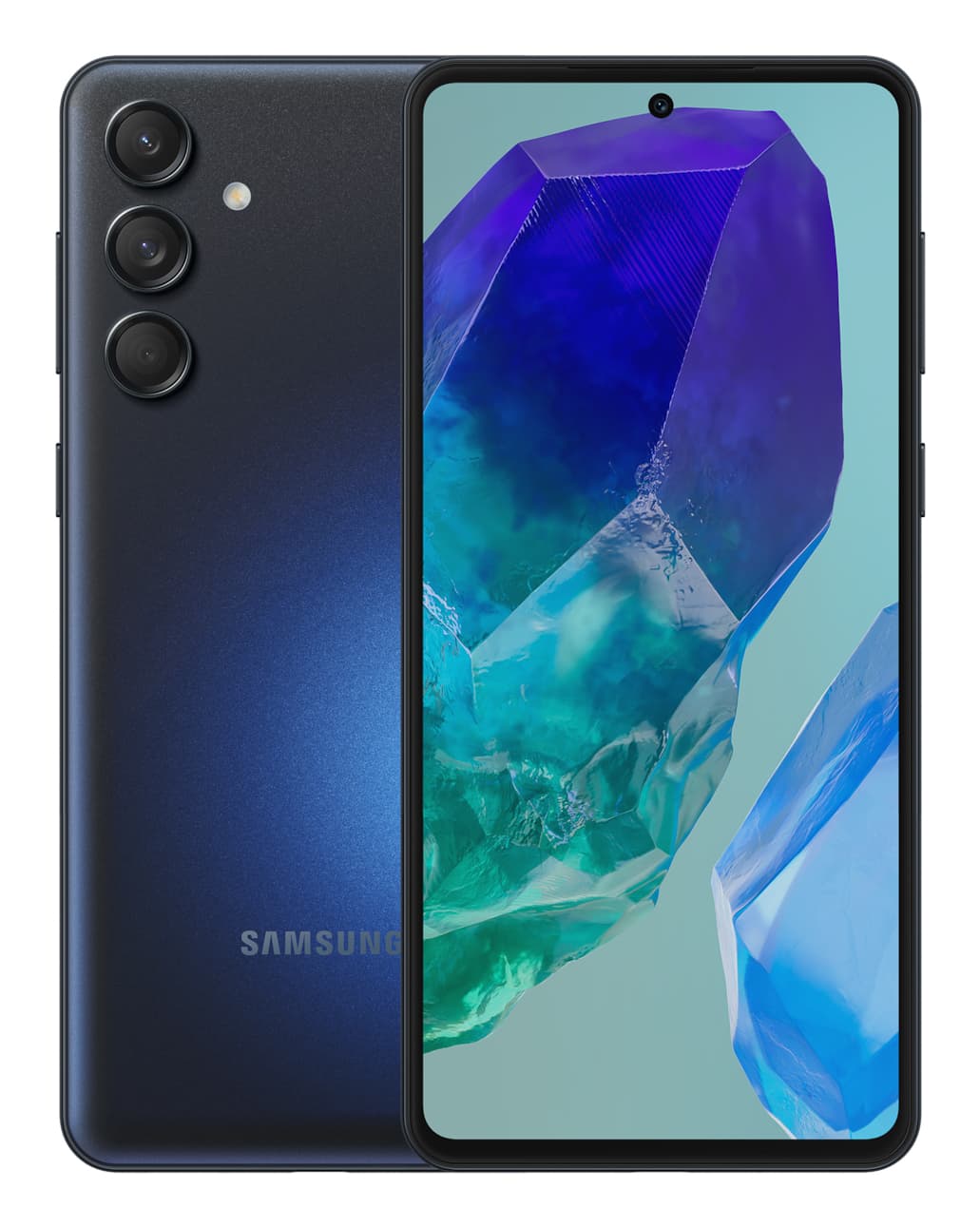 Smartphone Galaxy M55 256GB 8GB RAM 5G Dual SIM Blue Black "SM-M556EZKCEUB" — miniatură