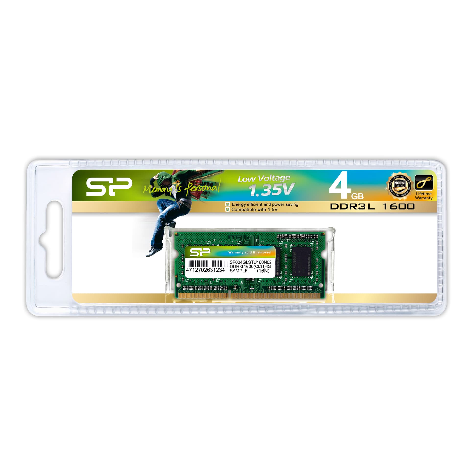 Memorie laptop SP004GLSTU160N02 4GB, DDR3-1600MHz, CL11 "SP004GLSTU160N02" — miniatură