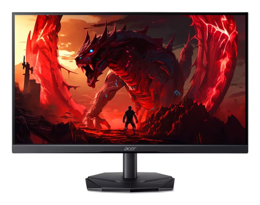 Monitor Acer Nitro KG251QX0biip Premium, 24.5 inch, VA, 1920x1080, HDMI, DisplayPort, 2ms/0.5ms(GTG, Min.), 1ms(VRB), 200Hz ZeroFrame FreeSync, Negru "UM.KX1EE.005"