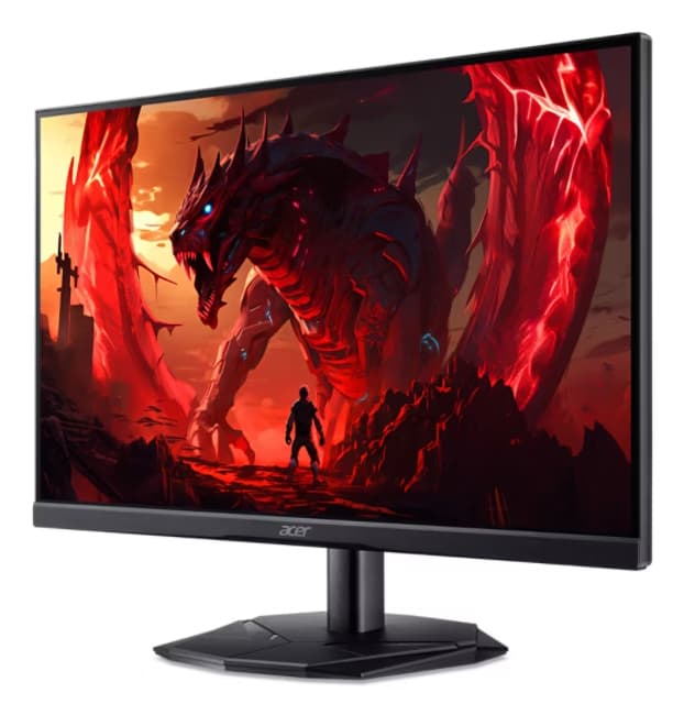 Monitor Acer Nitro KG251QX0biip Premium, 24.5 inch, VA, 1920x1080, HDMI, DisplayPort, 2ms/0.5ms(GTG, Min.), 1ms(VRB), 200Hz ZeroFrame FreeSync, Negru "UM.KX1EE.005" — miniatură