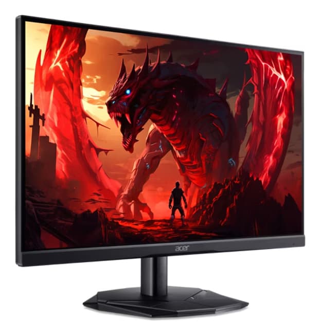 Monitor Acer Nitro KG251QX0biip Premium, 24.5 inch, VA, 1920x1080, HDMI, DisplayPort, 2ms/0.5ms(GTG, Min.), 1ms(VRB), 200Hz ZeroFrame FreeSync, Negru "UM.KX1EE.005" — miniatură