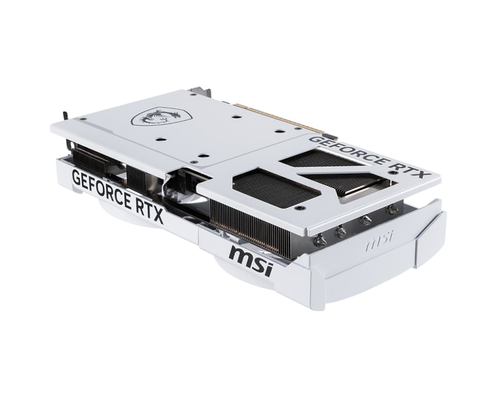 Placa video RTX5070 Ventus 2X OC White 12GB GDDR HDMI 3xDP "V532-004R" — miniatură
