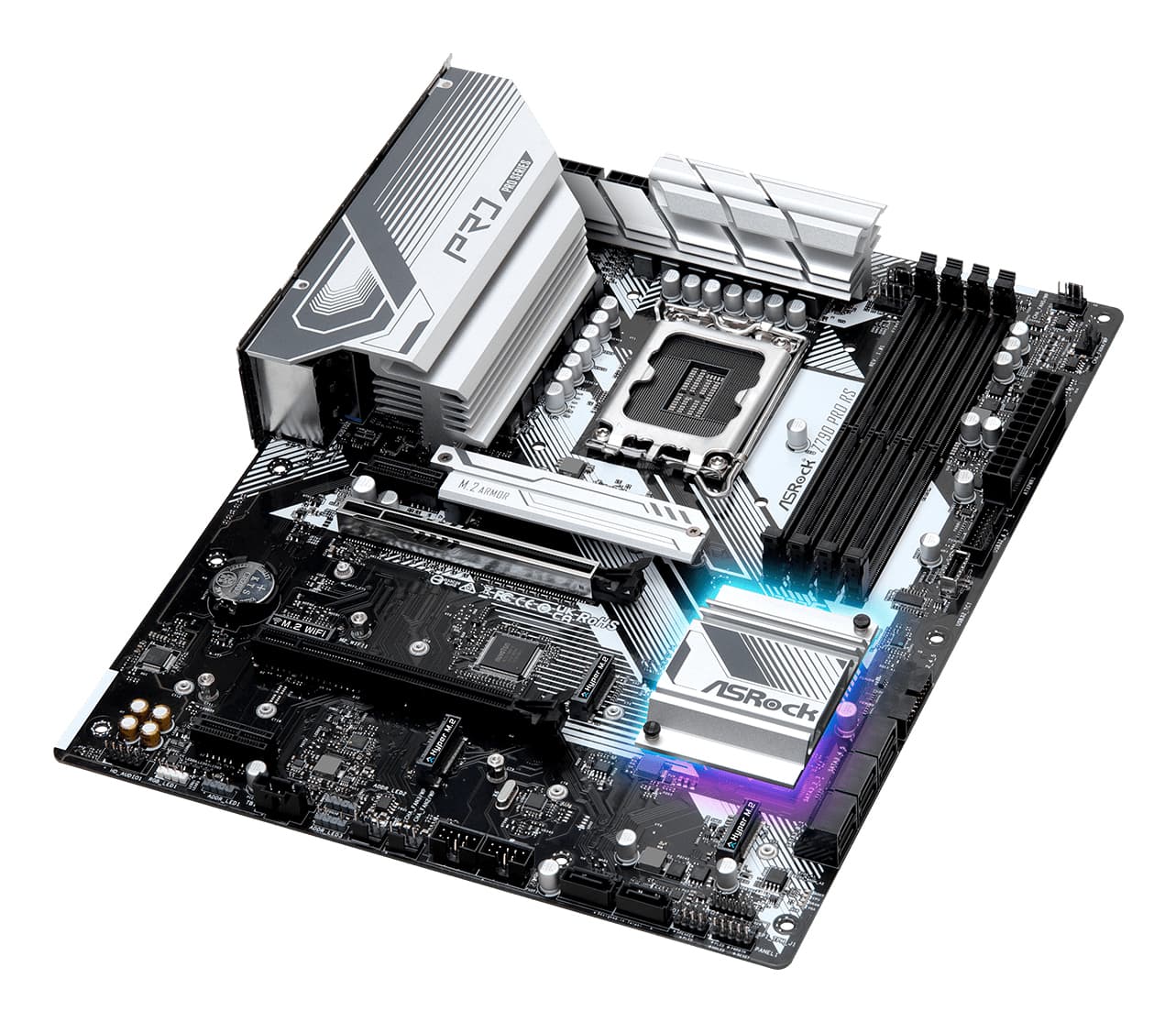 Placa de baza ASRock Intel Z790 Socket 1700 ATX "Z790 PRO RS" — miniatură