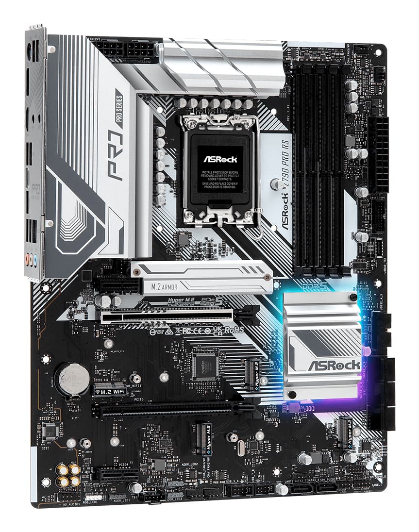 Placa de baza ASRock Intel Z790 Socket 1700 ATX "Z790 PRO RS" — miniatură