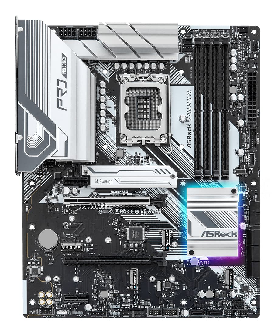 Placa de baza ASRock Intel Z790 Socket 1700 ATX "Z790 PRO RS" — miniatură