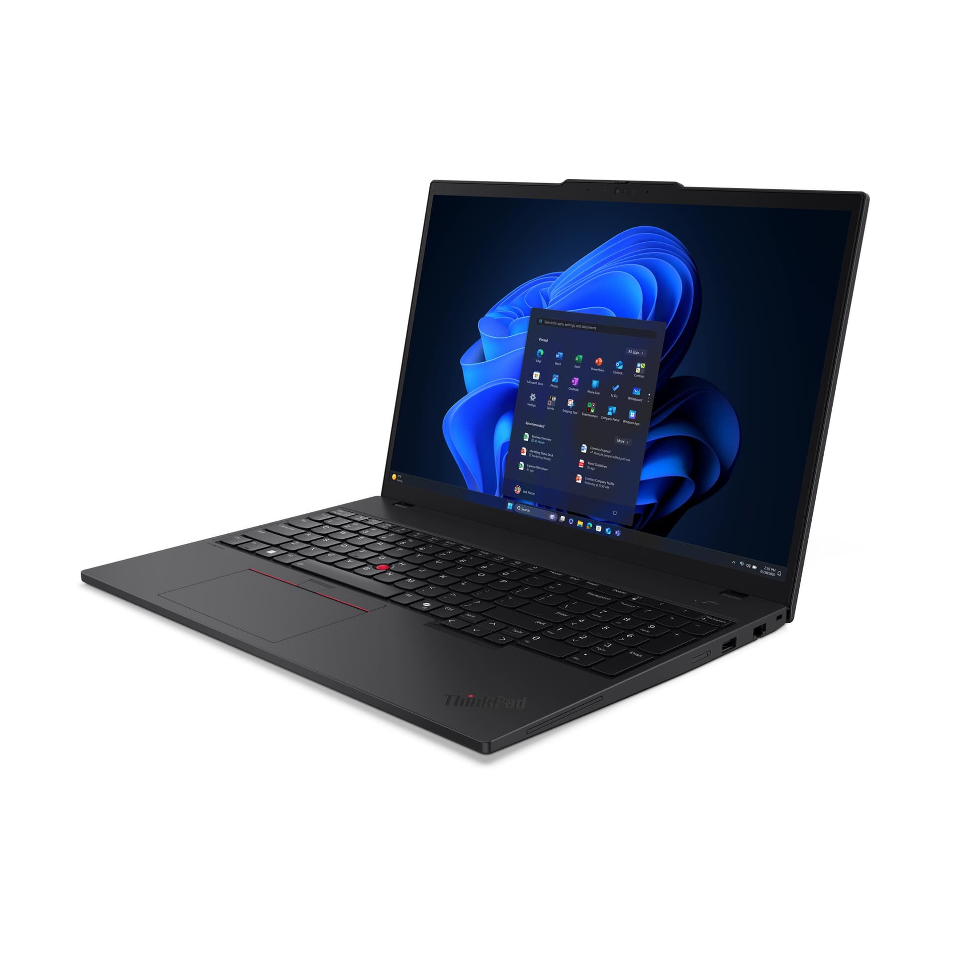 16 ThinkPad T16 Gen 4, WUXGA IPS, Procesor Intel® CoreTM Ultra 7 255U (12M Cache, up to 5.20 GHz), 64GB DDR5, 1TB SSD, Intel Graphics, Win 11 Pro, Black "21QE0087RI" — miniatură