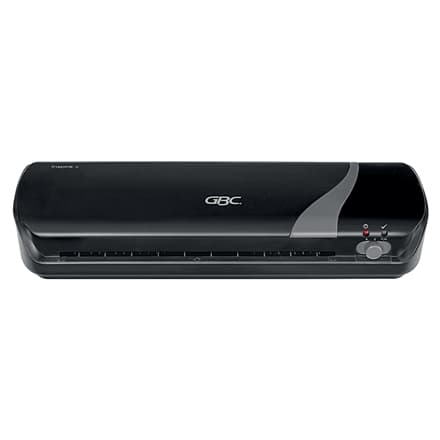 SET 4 in 1 GBC crafting, include laminator Inspire+ A4, trimmer, rotunjitor, 5 folii laminare A4, negru, "4410036" — miniatură