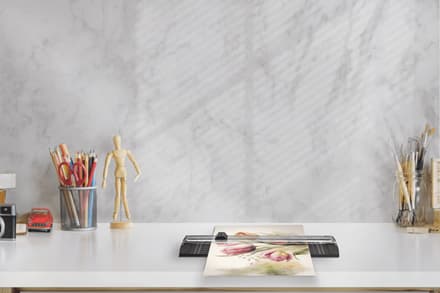 SET 4 in 1 GBC crafting, include laminator Inspire+ A4, trimmer, rotunjitor, 5 folii laminare A4, negru, "4410036" — miniatură