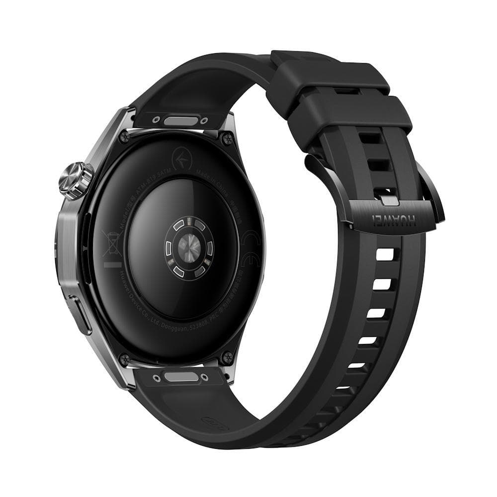 Smartwatch Watch GT 6, 41MM, Black Stainless Steel Case, Black Fluoroelastomer Strap "55020FTR" — miniatură