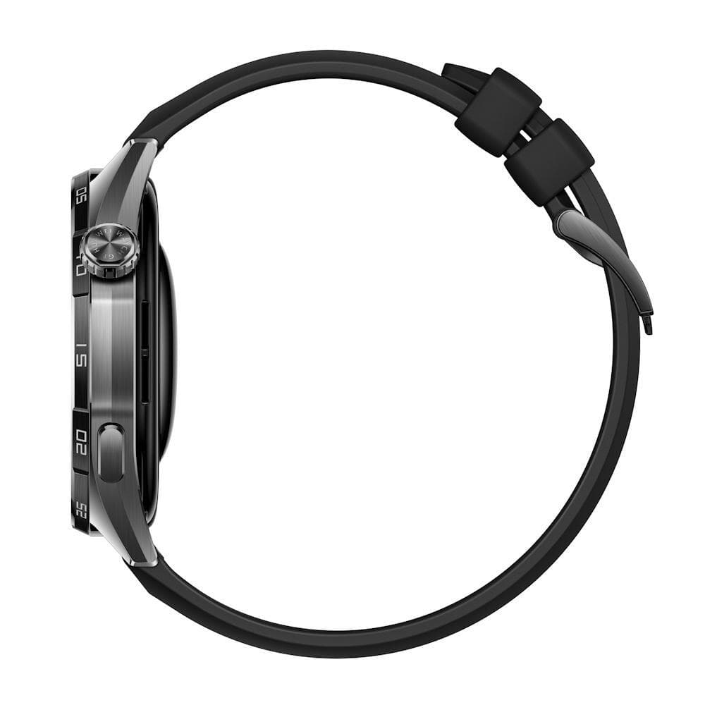 Smartwatch Watch GT 6, 41MM, Black Stainless Steel Case, Black Fluoroelastomer Strap "55020FTR" — miniatură