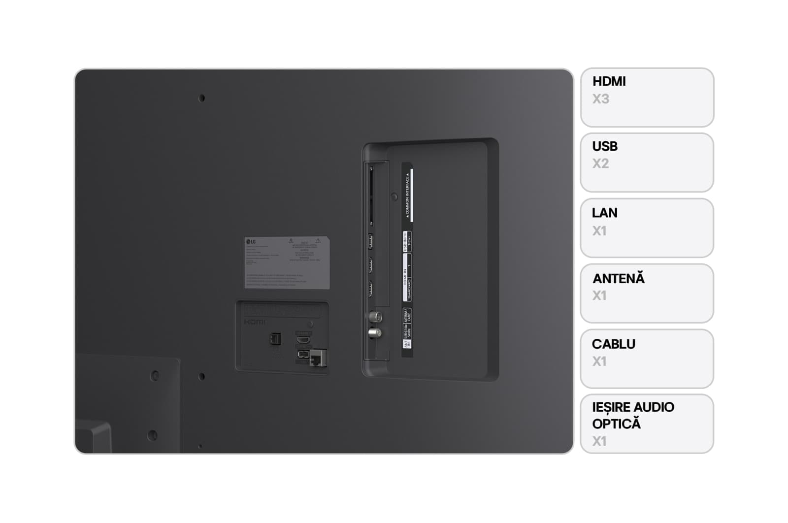 Televizor LG NanoCell AI 55NANO81A3A TV 139.7 cm (55") 4K Ultra HD Smart TV Wi-Fi Black "55NANO81A3A.AEU" — miniatură