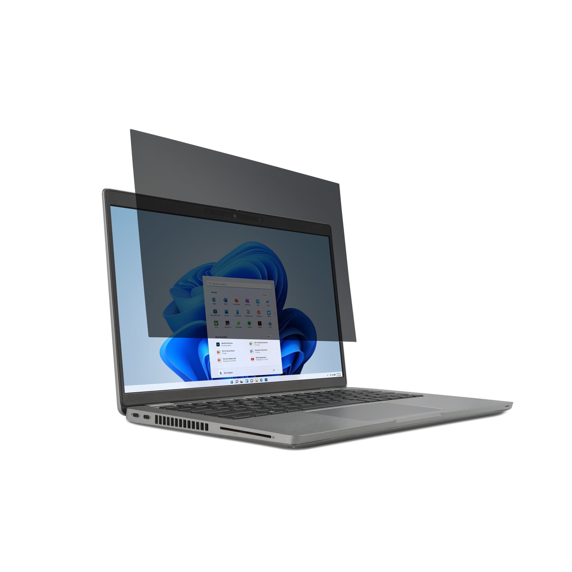 FILTRU confidentialitate Kensington, pentru laptop, 13.3", 16:10, 2 fete(lucios si mat), prindere duala,limiteaza campul vizual la 30gr, reduce lumina cu pana la 22%, 294x1x169mm, 0.21Kg, "626459"