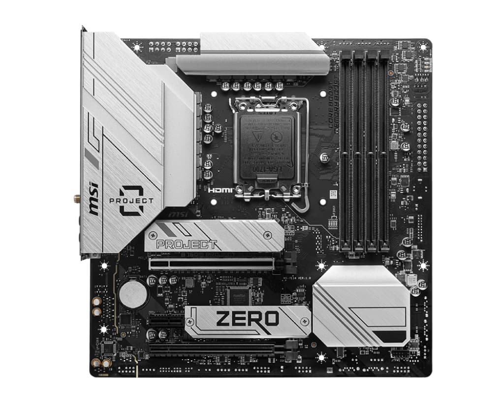 Placa de baza MB Intel 1700 B760M PROJECT ZERO "7E14-001R"