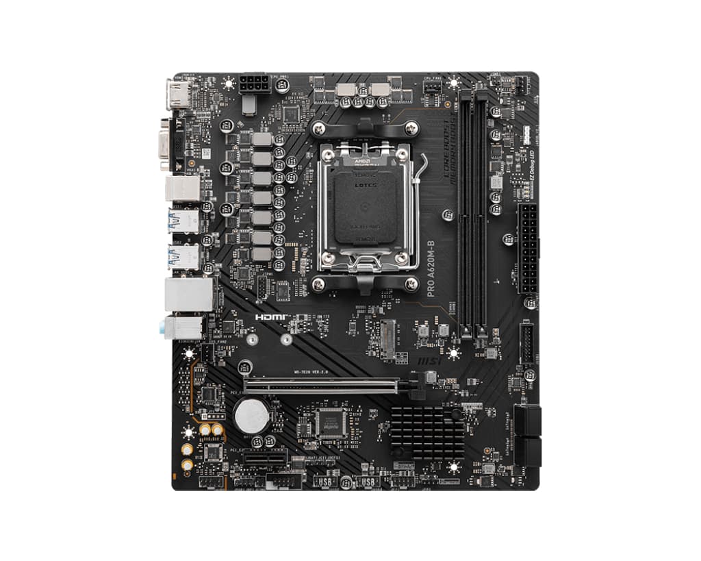 Placa de baza MSI PRO A620M-B - Socket AM5 "7E28-017R" — miniatură