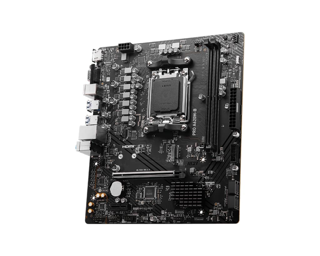 Placa de baza MSI PRO A620M-B - Socket AM5 "7E28-017R" — miniatură