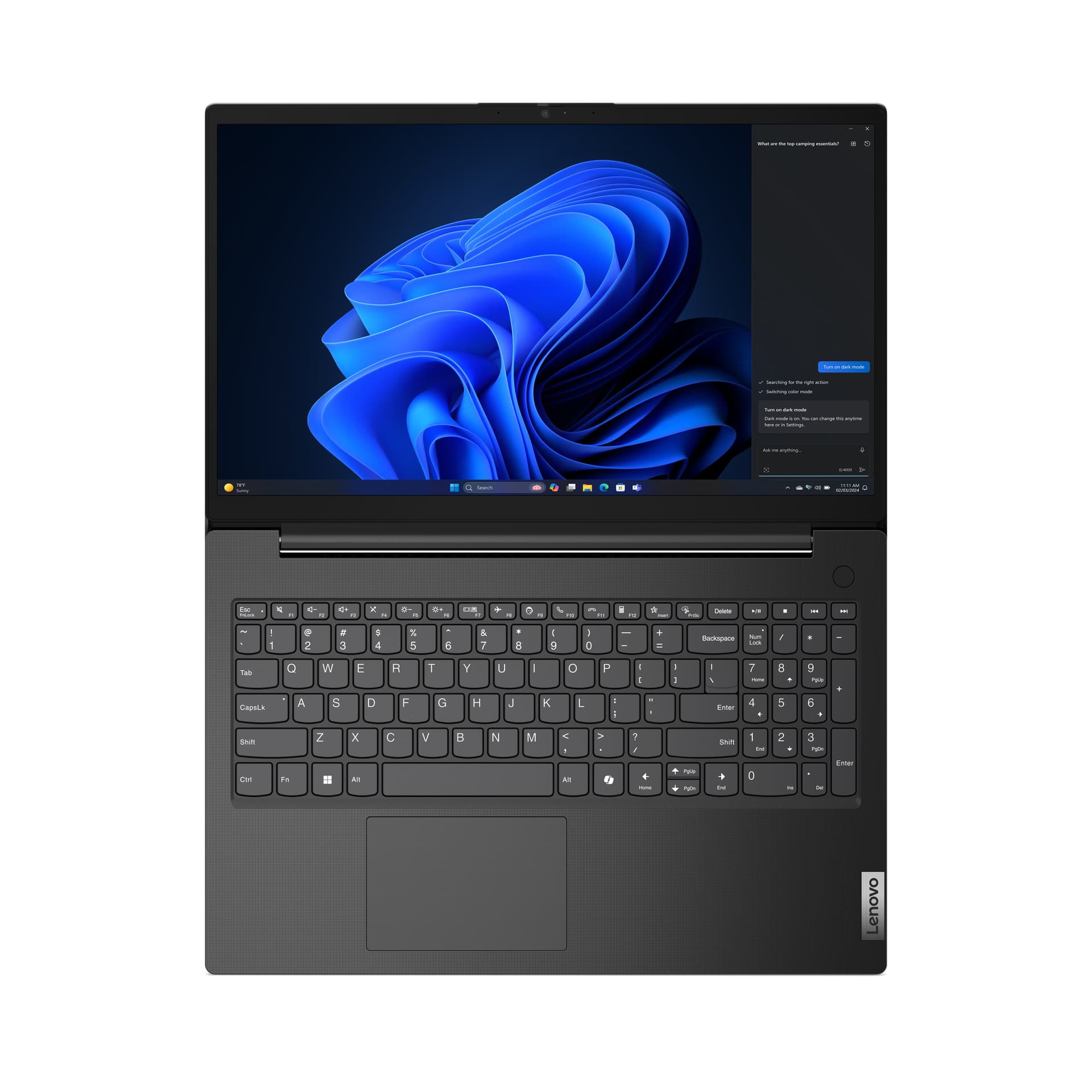 15.6 V15 G5 IRL, FHD, Procesor Intel® CoreTM i7-13620H (24M Cache, up to 4.90 GHz), 16GB DDR5, 512GB SSD, Intel UHD, No OS, Business Black "83GW007URI" — miniatură