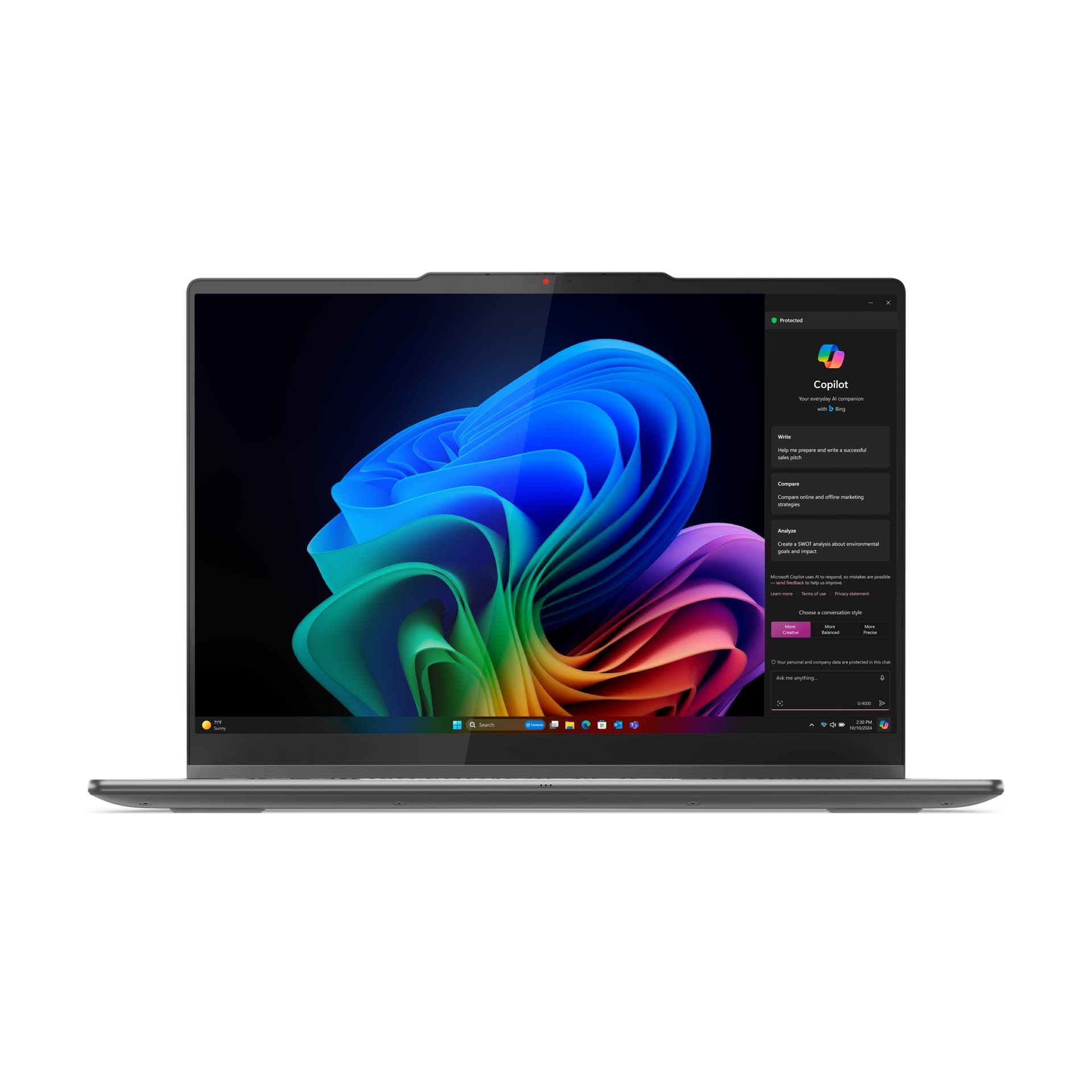 YG7 2-in-1 14T U7 256V 16GB 1TB UMA W11P "83JQ00AMRM" — miniatură