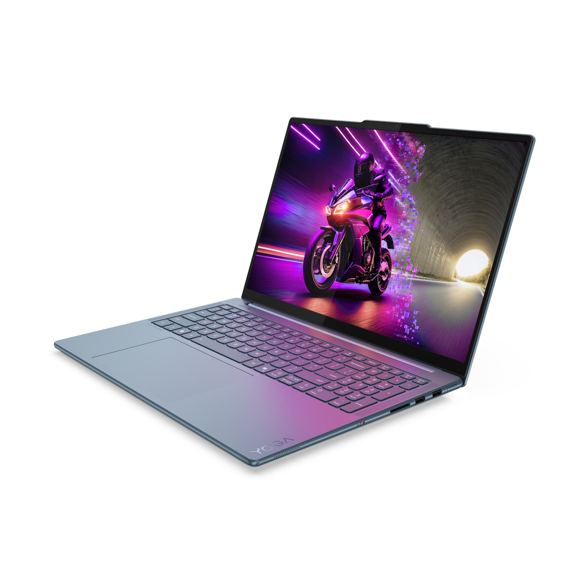 16 Yoga Pro 9 16IAH10, 2.8K OLED 120Hz, Procesor Intel® CoreTM Ultra 7 255H (24M Cache, up to 5.10 GHz), 32GB LPDDR5X, 1TB SSD, GeForce RTX 5060 8GB, Win 11 Home "83L0001MRM" — miniatură