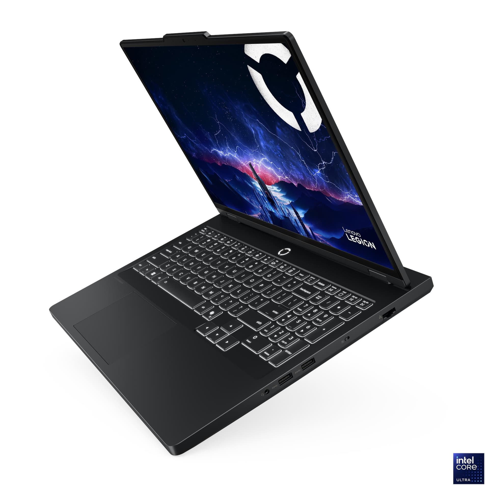 Gaming 16 Legion Pro 5 16IRX10, WQXGA IPS 240Hz G-Sync, Procesor Intel® CoreTM i7 14700HX (33M Cache, up to 5.50 GHz), 16GB DDR5, 1TB SSD, GeForce RTX 5060 8GB, No OS, Eclipse Black "83NN0061RM"