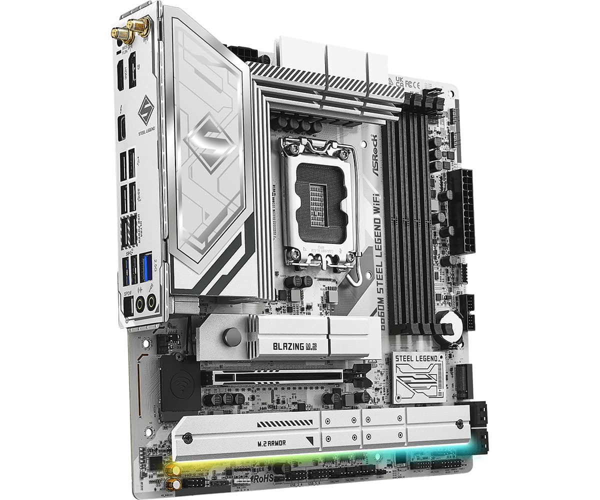 B860M Steel Legend WiFi "90-MXBQF0-A0UAYZ" — miniatură