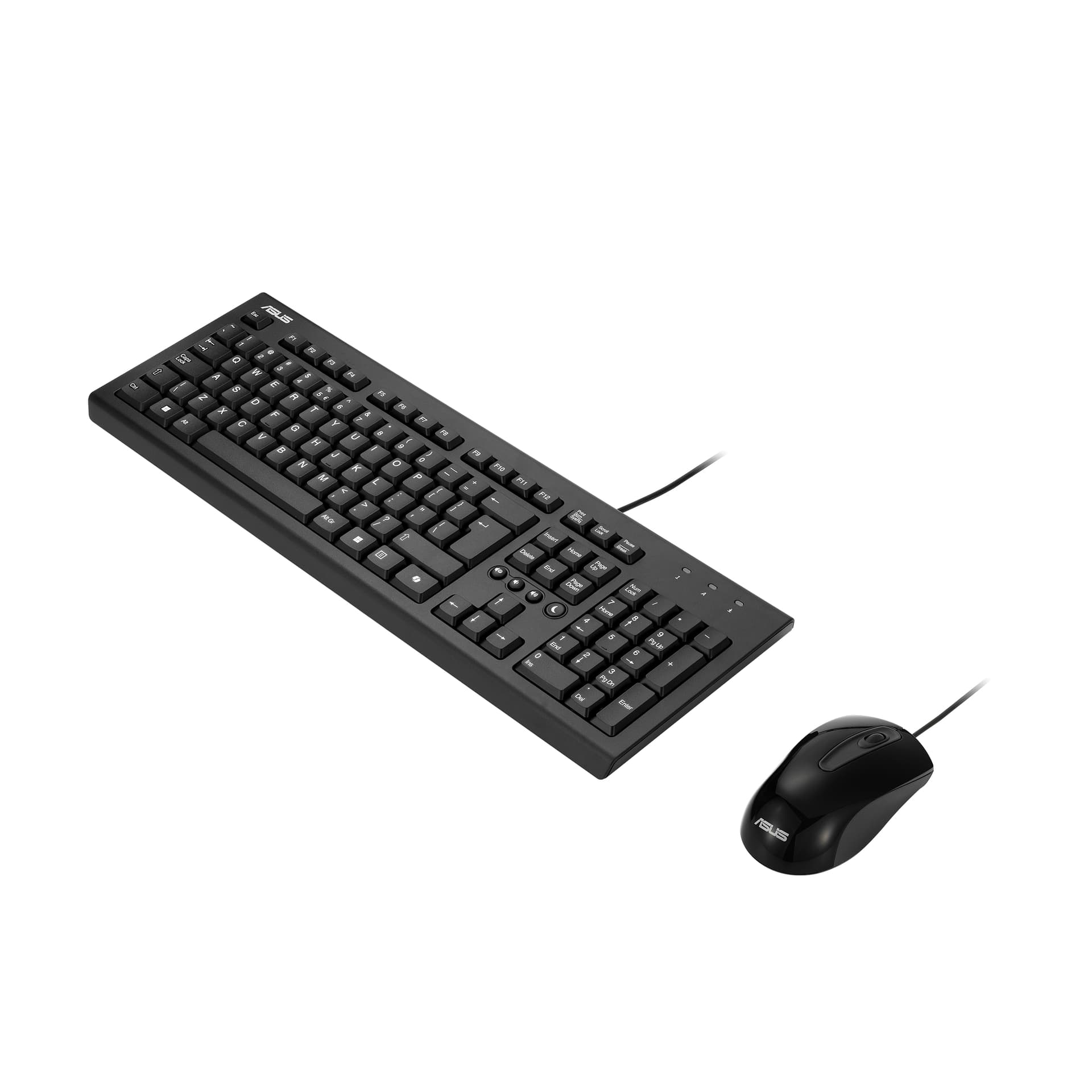 KEYBOARD +MOUSE OPTICAL U2000/ENG BK 90-XB1000KM001K0- ASUS "90-XB1000KM001K0-"