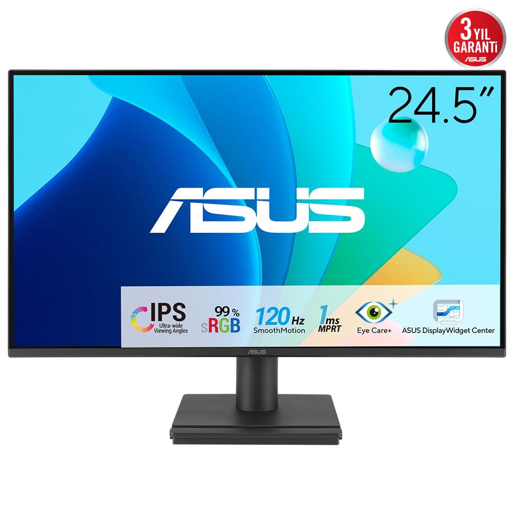 Monitor LED VA259HGA EyeCare, gaming monitor - 24.5 - black, FullHD, IPS, Adaptive-Sync, 120Hz panel "90LM0AS1-B01171"