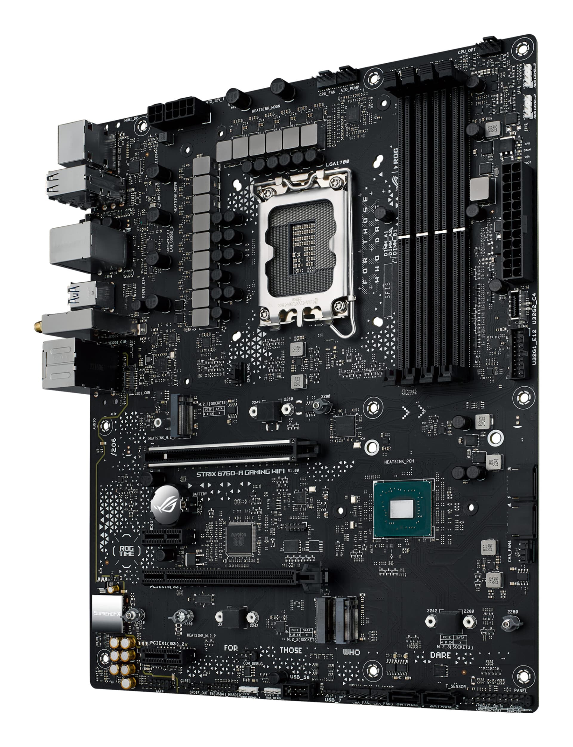 Placa de baza ROG STRIX B760-A GAMING WIFI D5, Intel B760, Socket 1700, ATX "90MB1EP0-M0EAY0" — miniatură
