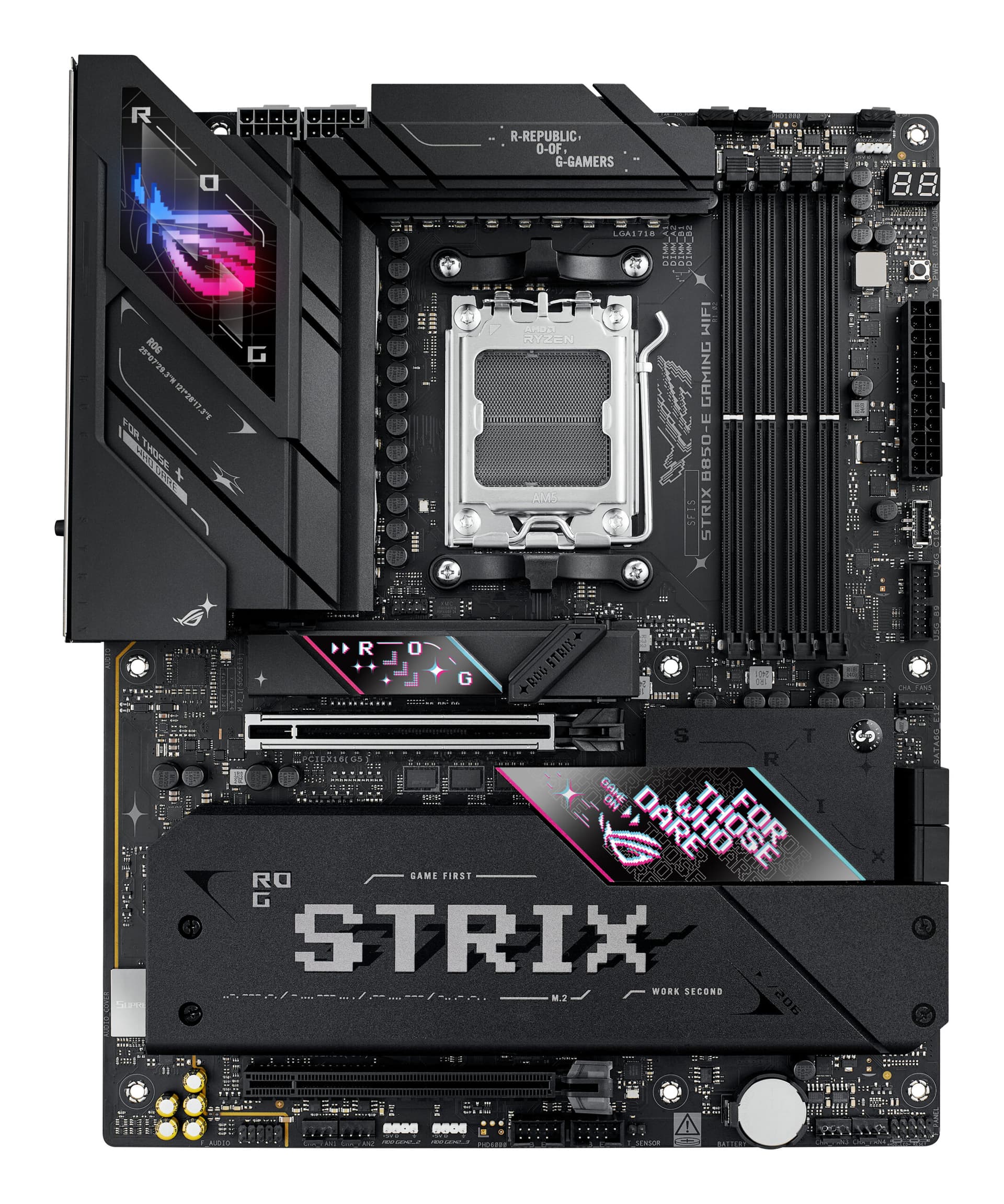 Placa de baza ASUS ROG STRIX B850-E GAMING WIFI AMD B850 Socket AM5 ATX "90MB1J60-M0EAY0" — miniatură