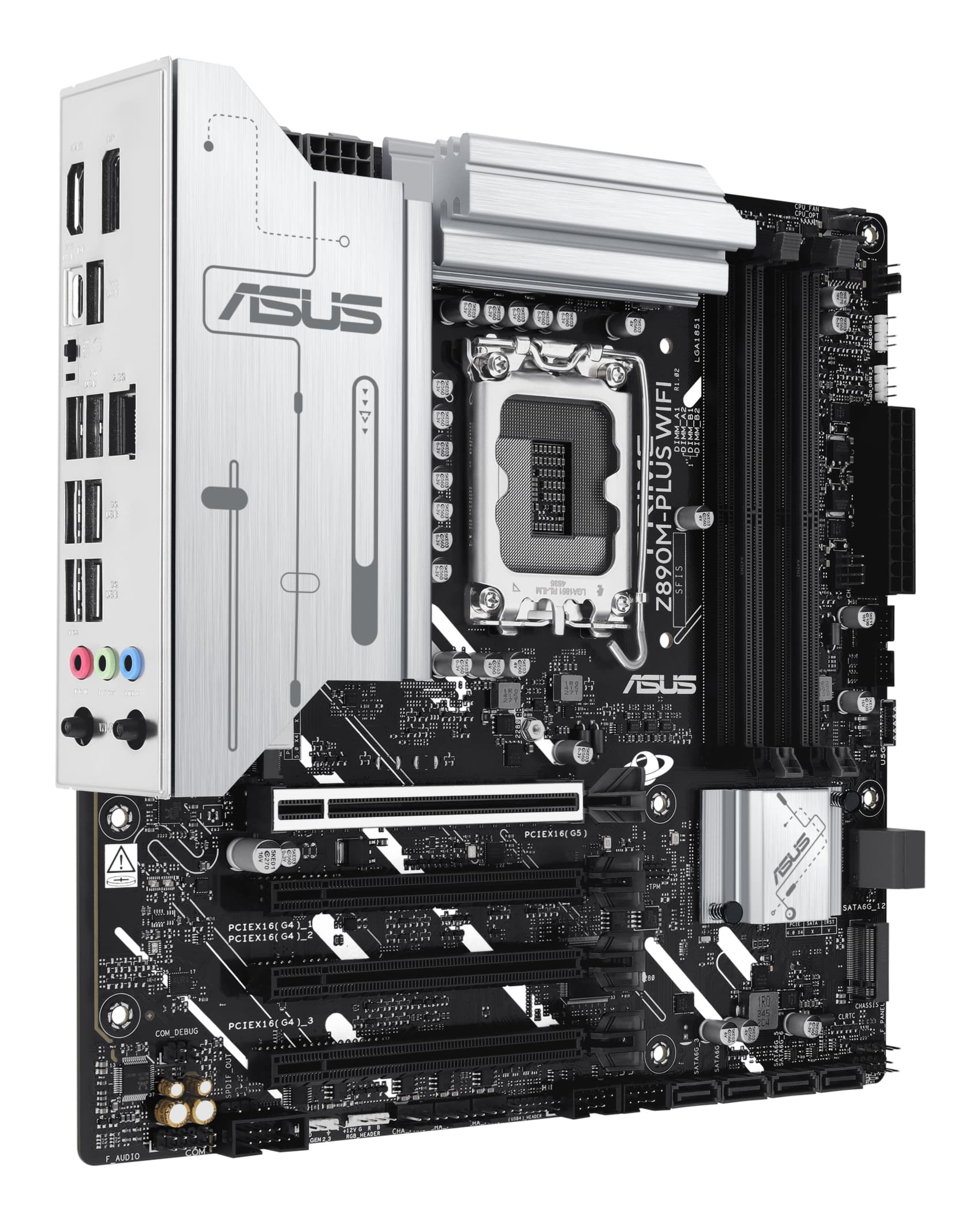 Placa de baza ASUS PRIME Z890M-PLUS WIFI Intel Z890 LGA 1851 (Socket V1) micro ATX "90MB1J80-M0EAY0" — miniatură