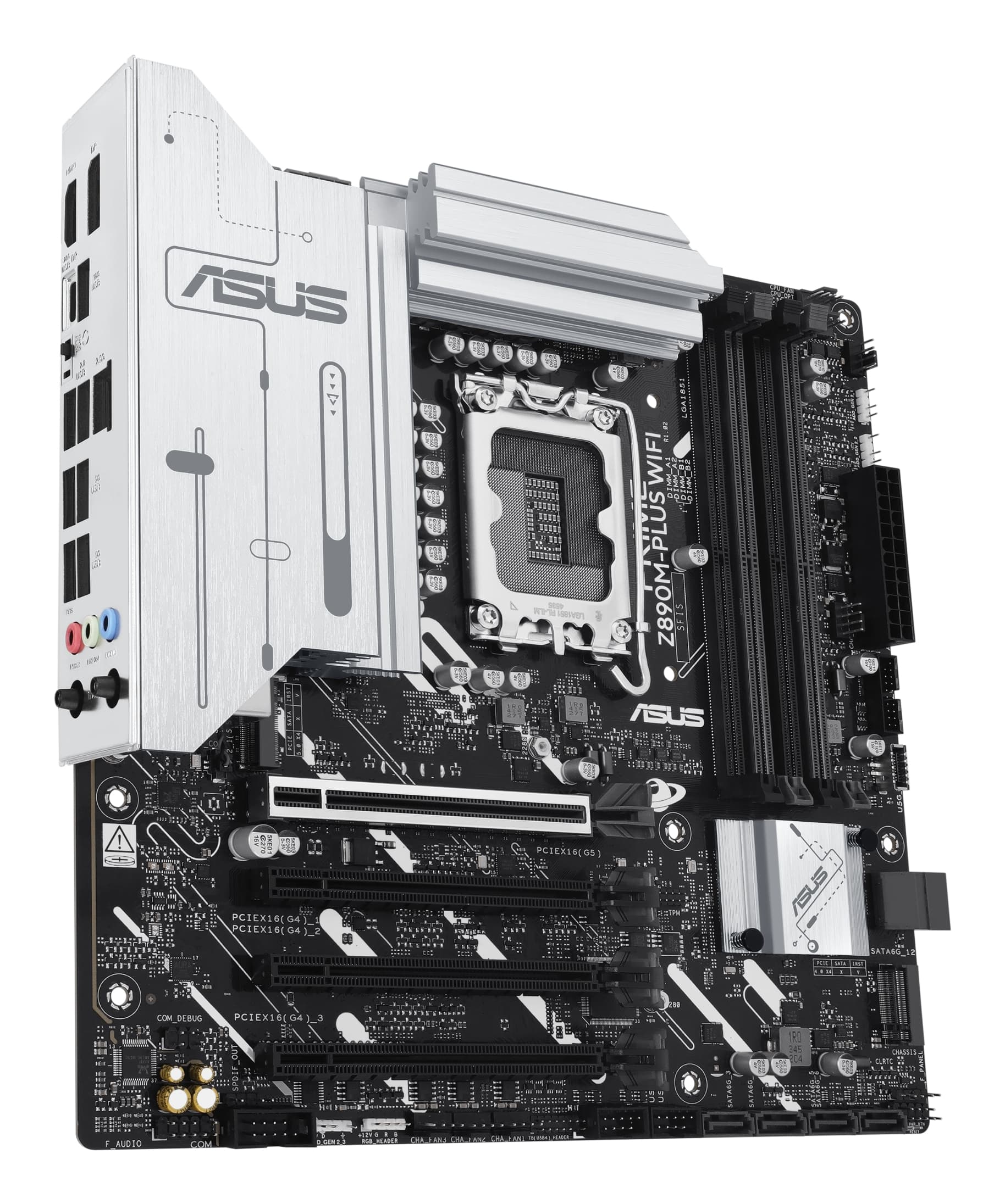 Placa de baza ASUS PRIME Z890M-PLUS WIFI Intel Z890 LGA 1851 (Socket V1) micro ATX "90MB1J80-M0EAY0" — miniatură