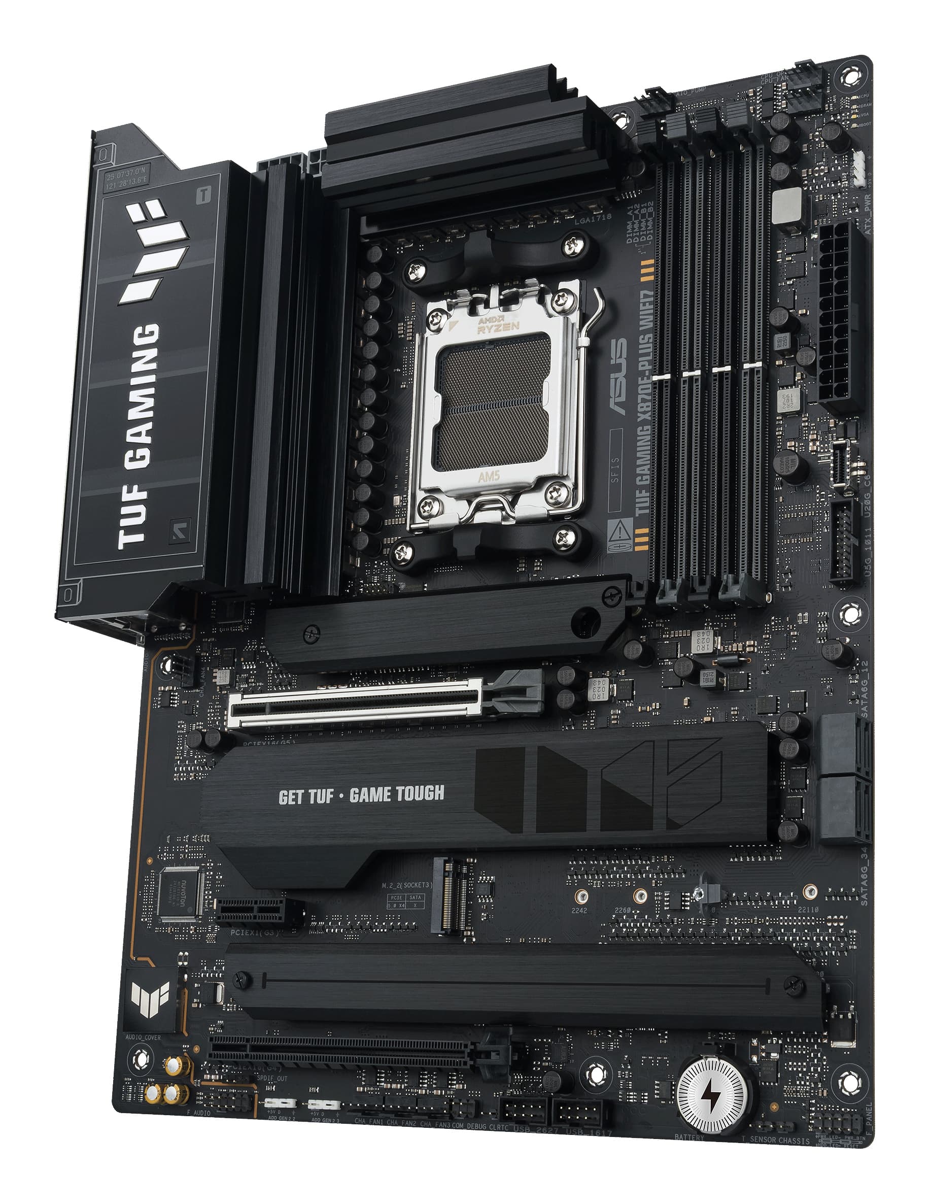 Placa de baza ASUS TUF GAMING X870E-PLUS WIFI7 AMD X870E Socket AM5 ATX "90MB1M70-M0EAY0" — miniatură