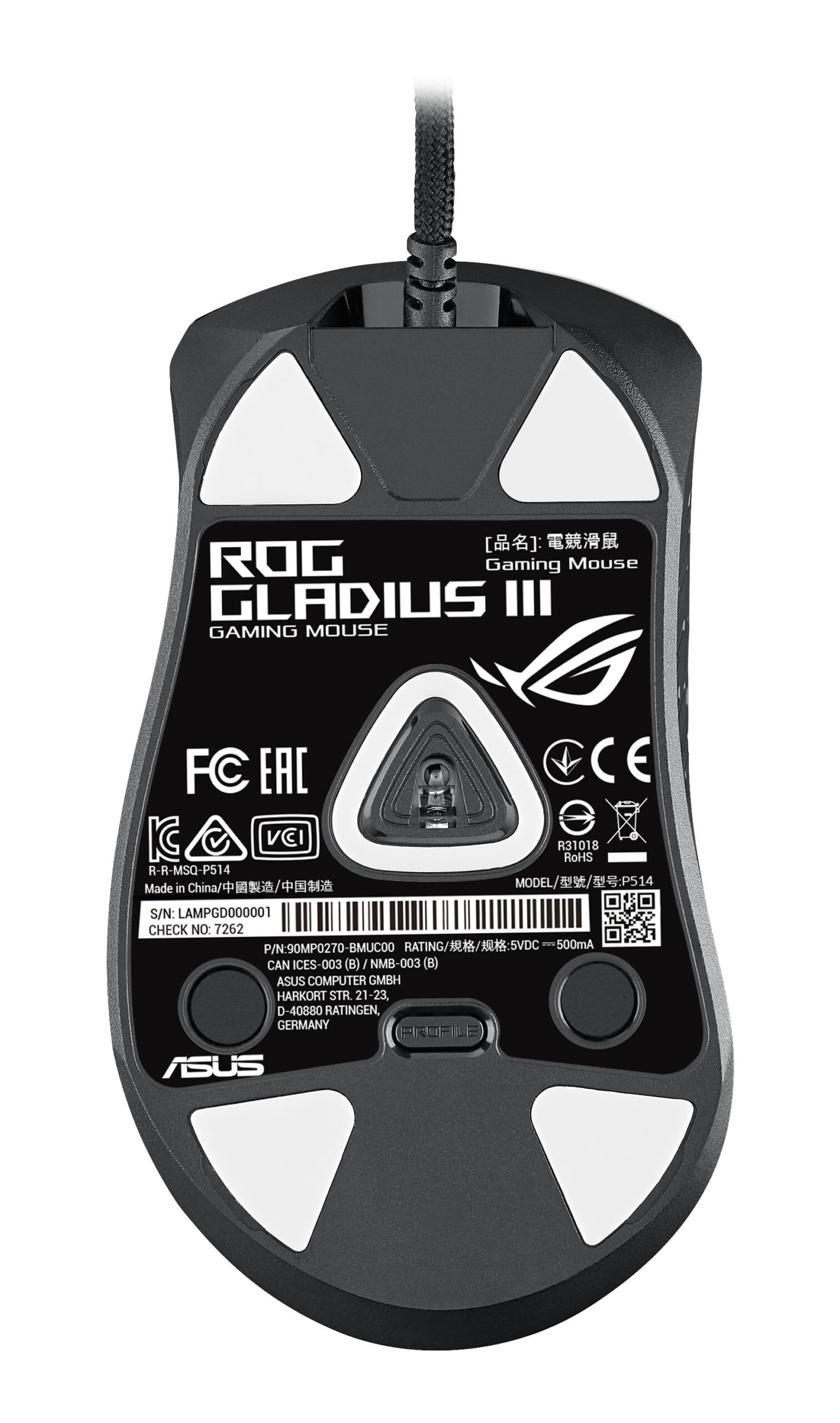 ROG Gladius III "90MP0270-BMUA00" — miniatură