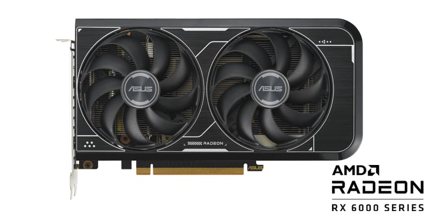 Placa video ASUS Dual Radeon RX 6600 V3 8GB - graphics card - Radeon RX 6600 - 8 GB "90YV0GP3-M0NA00" — miniatură