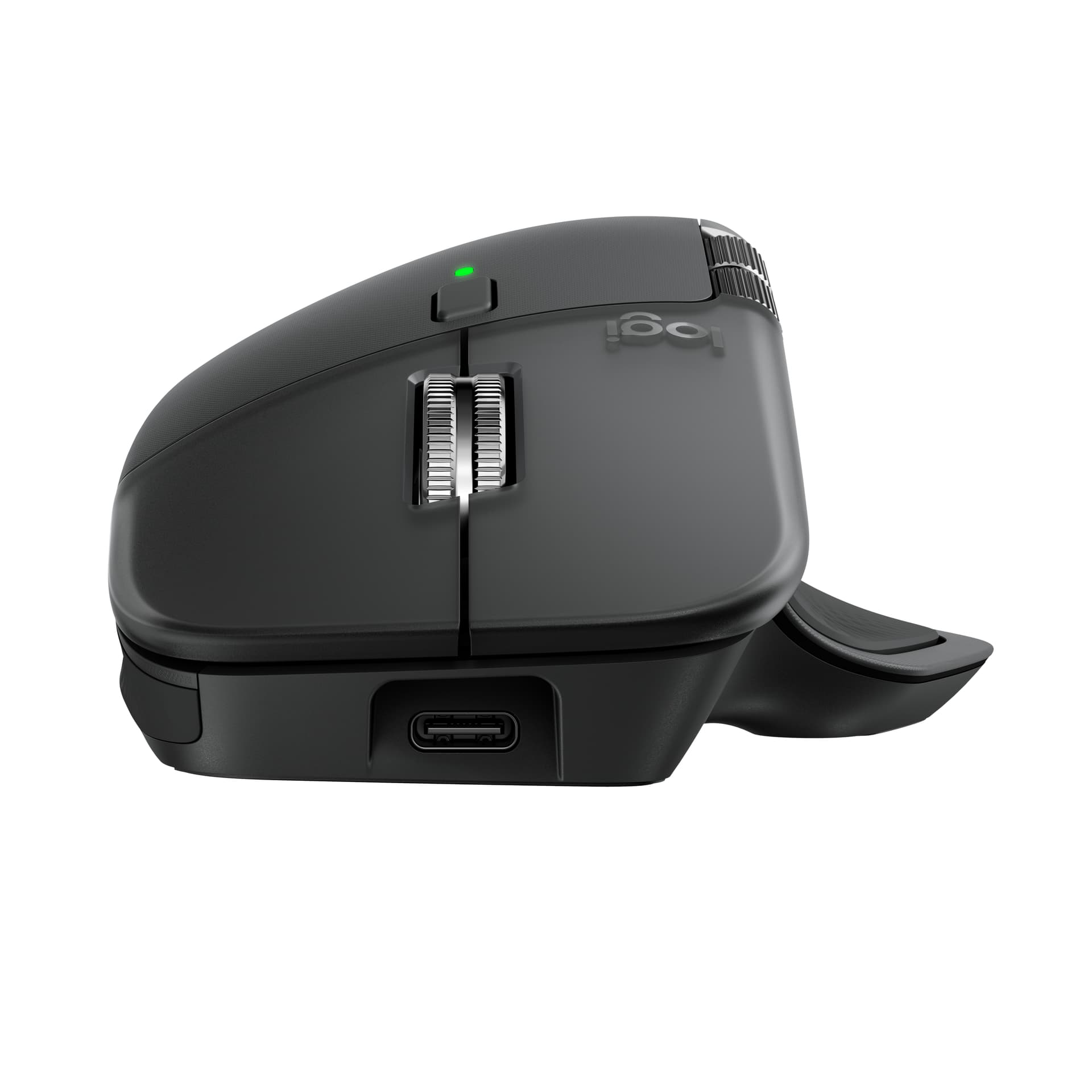 Mouse Wireless MX Master 4, Silent, USB, BT, Graphite "910-007562" — miniatură