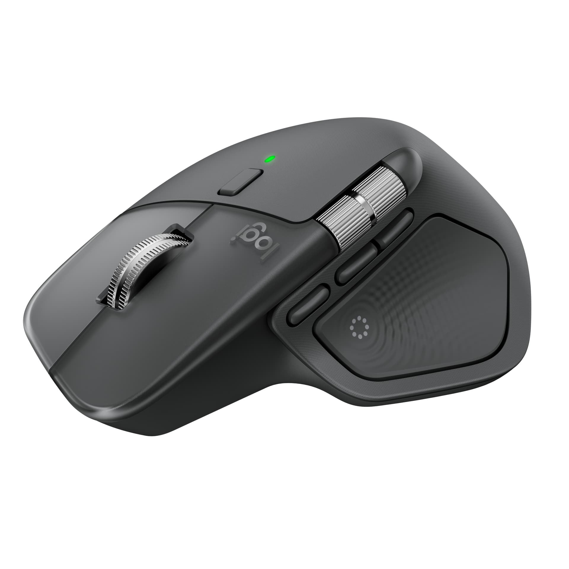 Mouse Wireless MX Master 4, Silent, USB, BT, Graphite "910-007562" — miniatură