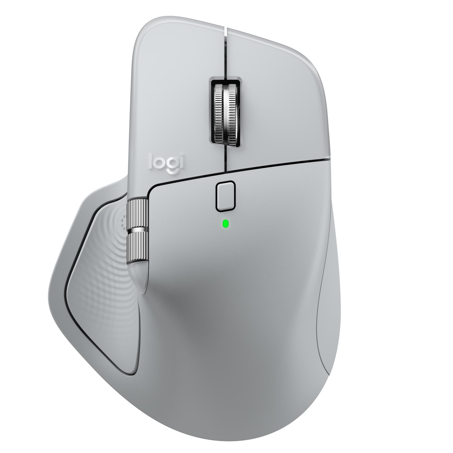 Mouse Logitech MX Master 4, Silent, USB, BT, Pale Grey "910-007563" — miniatură