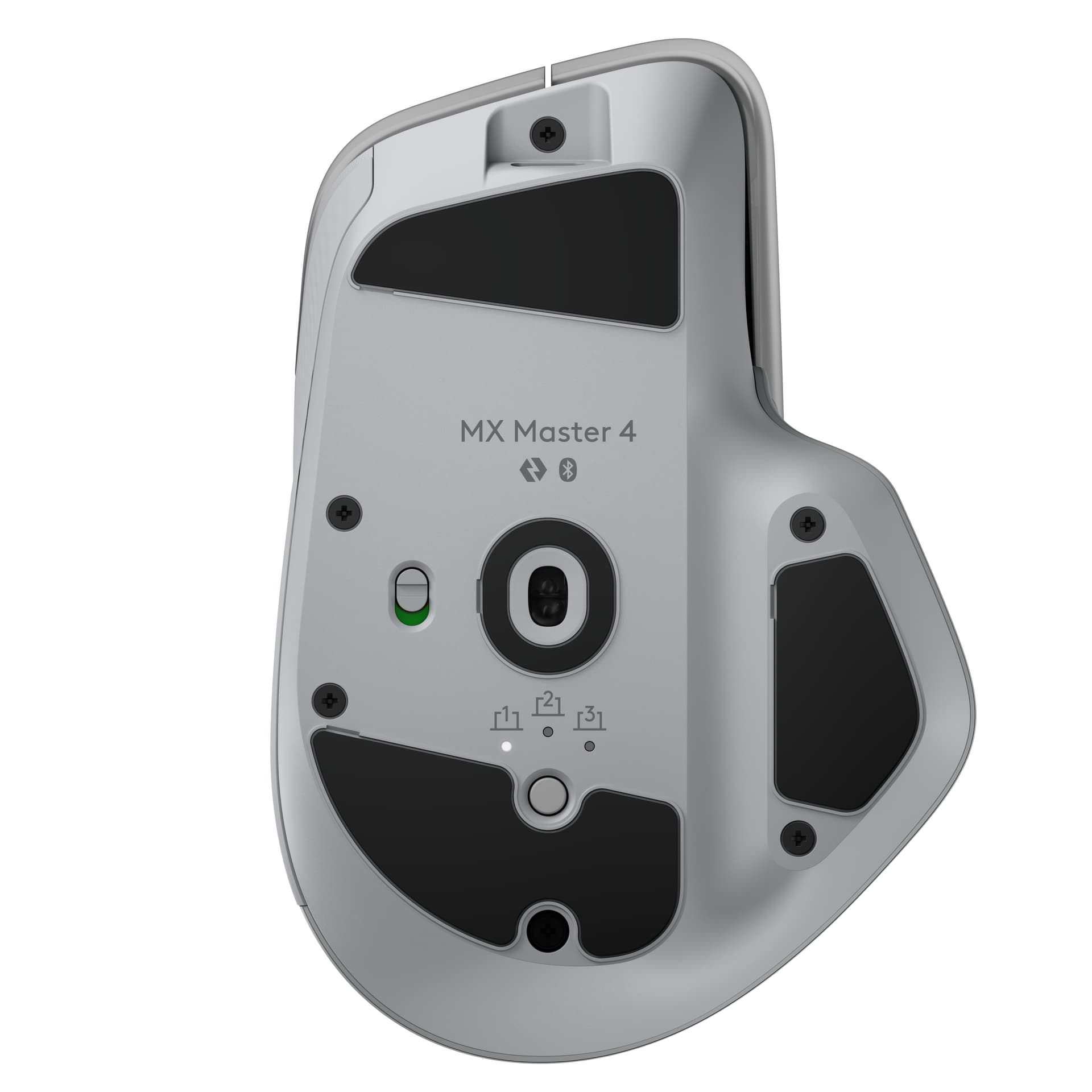 Mouse Logitech MX Master 4, Silent, USB, BT, Pale Grey "910-007563" — miniatură