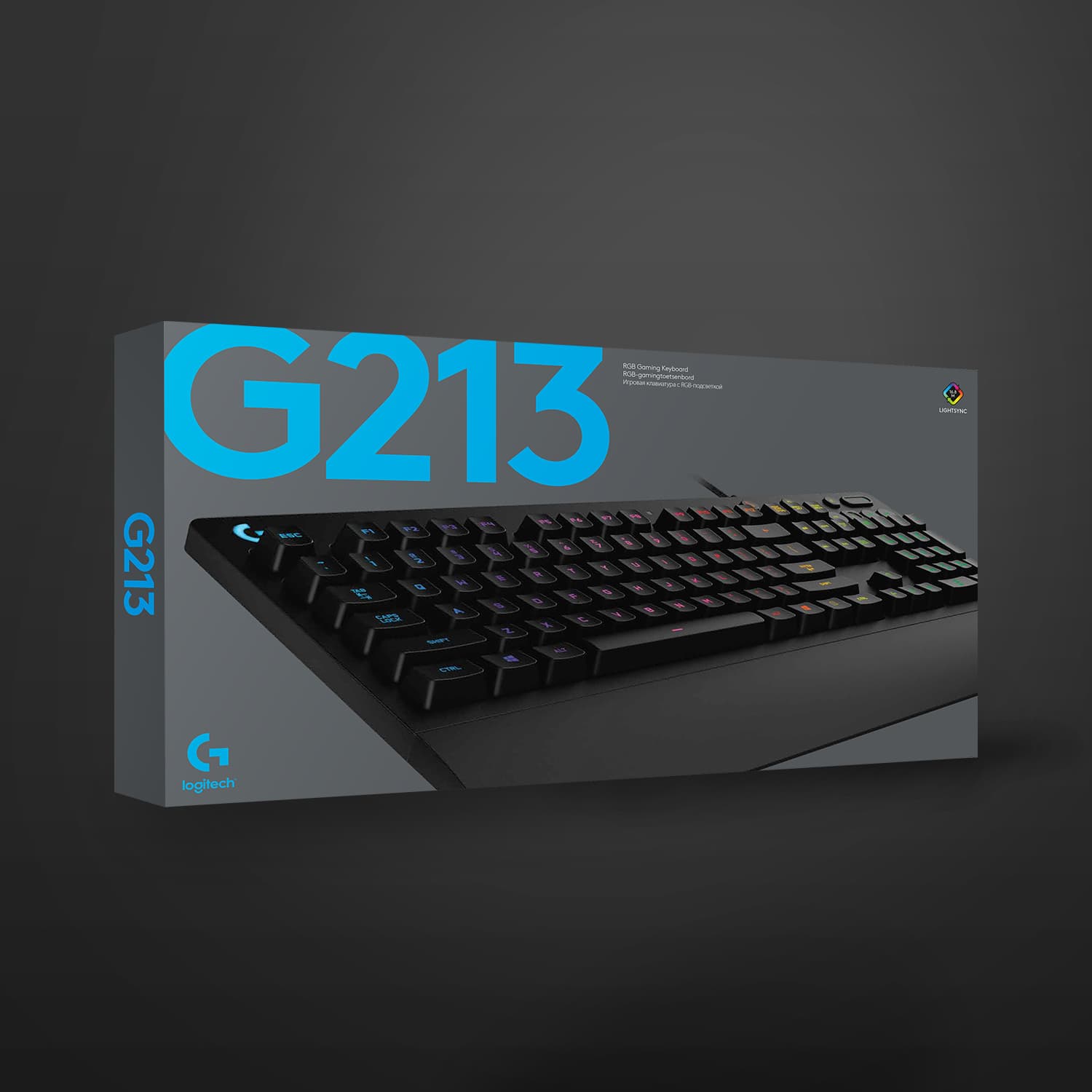 LOGITECH G213 Prodigy Gaming Keyboard - USB (DE) "920-008087" — miniatură