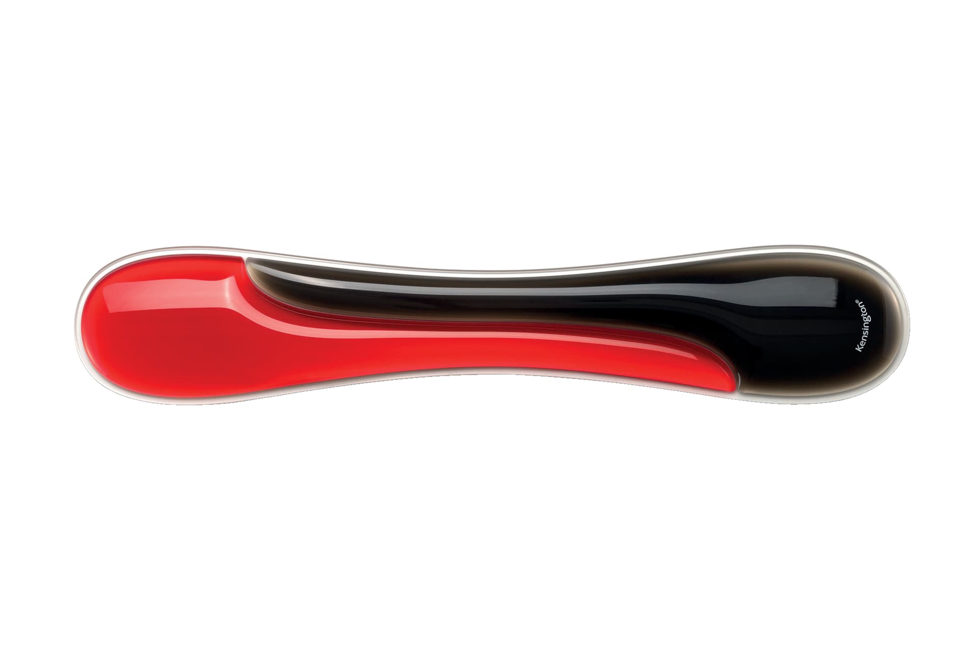 SUPORT ERGONOMIC KENSINGTON, "Slim Duo Gel KB", Suport pt. incheietura mainii, cu gel, rosu/negru, "K62442WW" — miniatură
